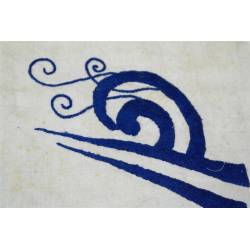 Bolso de cáñamo con bordado