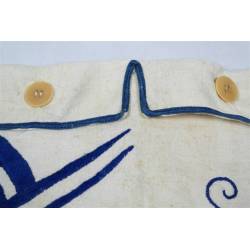 Bolso de cáñamo con bordado