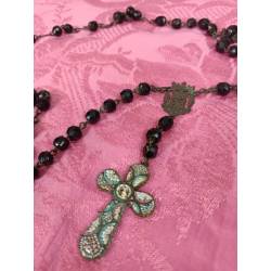 Antiguo rosario de azabache...