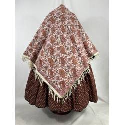 Antiguo mantón de lana