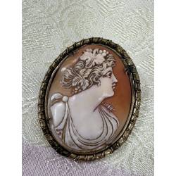 Antiguo broche camafeo