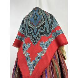 Pañuelo de lanilla estampado