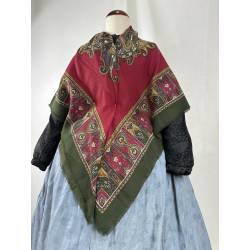 Pañuelo de lanilla granate...