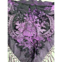 Antiguo pañuelo morado