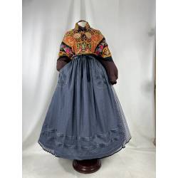 Delantal de percal decorado