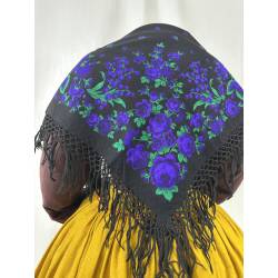 Antiguo pañuelo de lana,...