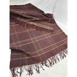 Antigua manta de cuadros...