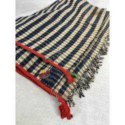 Antigua manta de cuadros...