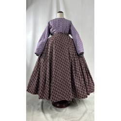 Saya de percal color vinagre