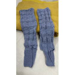 Medias azules de lana