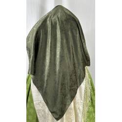 Pañuelo verde adamascado