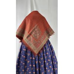 Antiguo mantón de lana