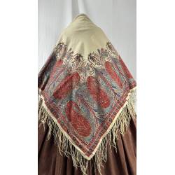 Antiguo pañuelo de merino...
