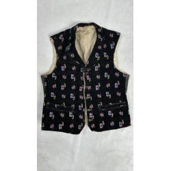Antiguo chaleco de terciopelo