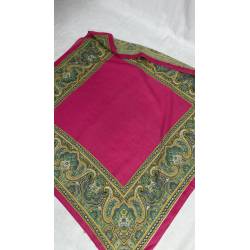 Pañuelo de algodón fucsia