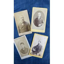 Lote de 4 fotos antiguas
