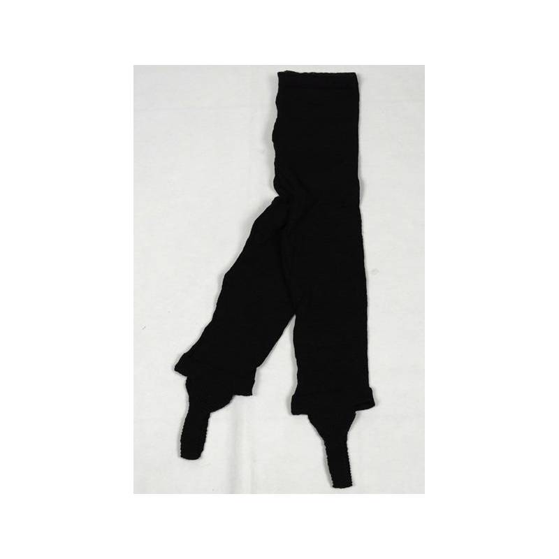 Medias de estribo, en negro