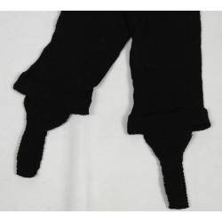 Medias de estribo, en negro