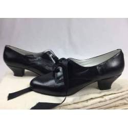 Zapatos de cuero, negros