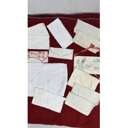Lote de 13 fundas antiguas,...