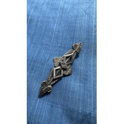 Antiguo broche de plata