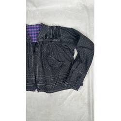 Blusa de percal negro