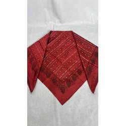 Pañuelo rojo de seda