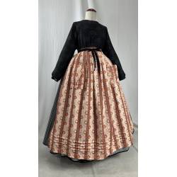 Delantal de percal estampado